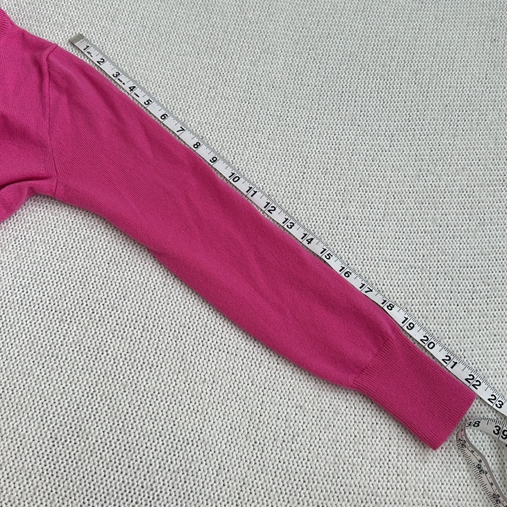 J Crew 100% Cashmere Pullover Sweater Pink Size Small - Picture 5 of 6
